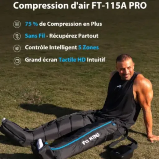 Test FIT KING FT-115A : des bottes de pressothérapie sans fil qui font le job pour la récup