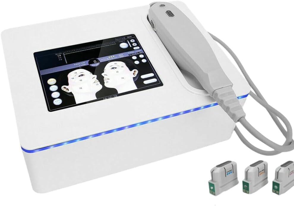 Machine de beauté professionnelle pour le visage et le cou avec 3 cartouches 10 000 coups