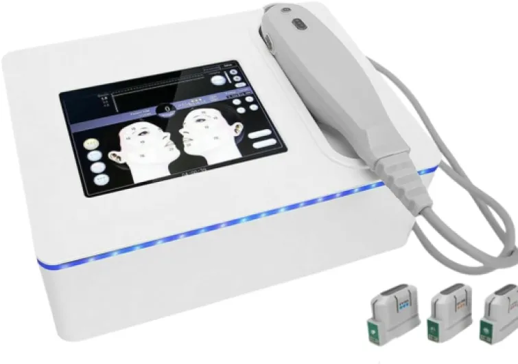 Machine de beauté professionnelle pour le visage et le cou avec 3 cartouches 10 000 coups