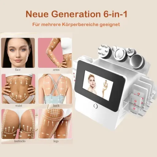Avis Lipocavitation Radiofrequence 6 en 1 40 K : une machine esthétique maison qui vise le niveau pro