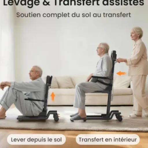 Avis VOCIC AX35 : le fauteuil releveur compact qui combine aide au lever et transferts intérieurs