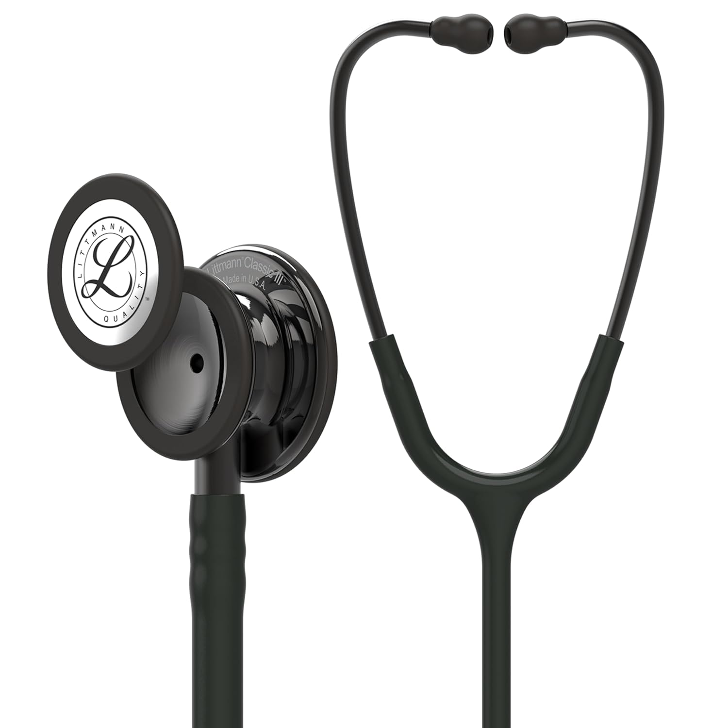 3M Littmann Stéthoscope de Surveillance Classic III, Tubulure Noire, Smoke Edition, 69 cm, 5811