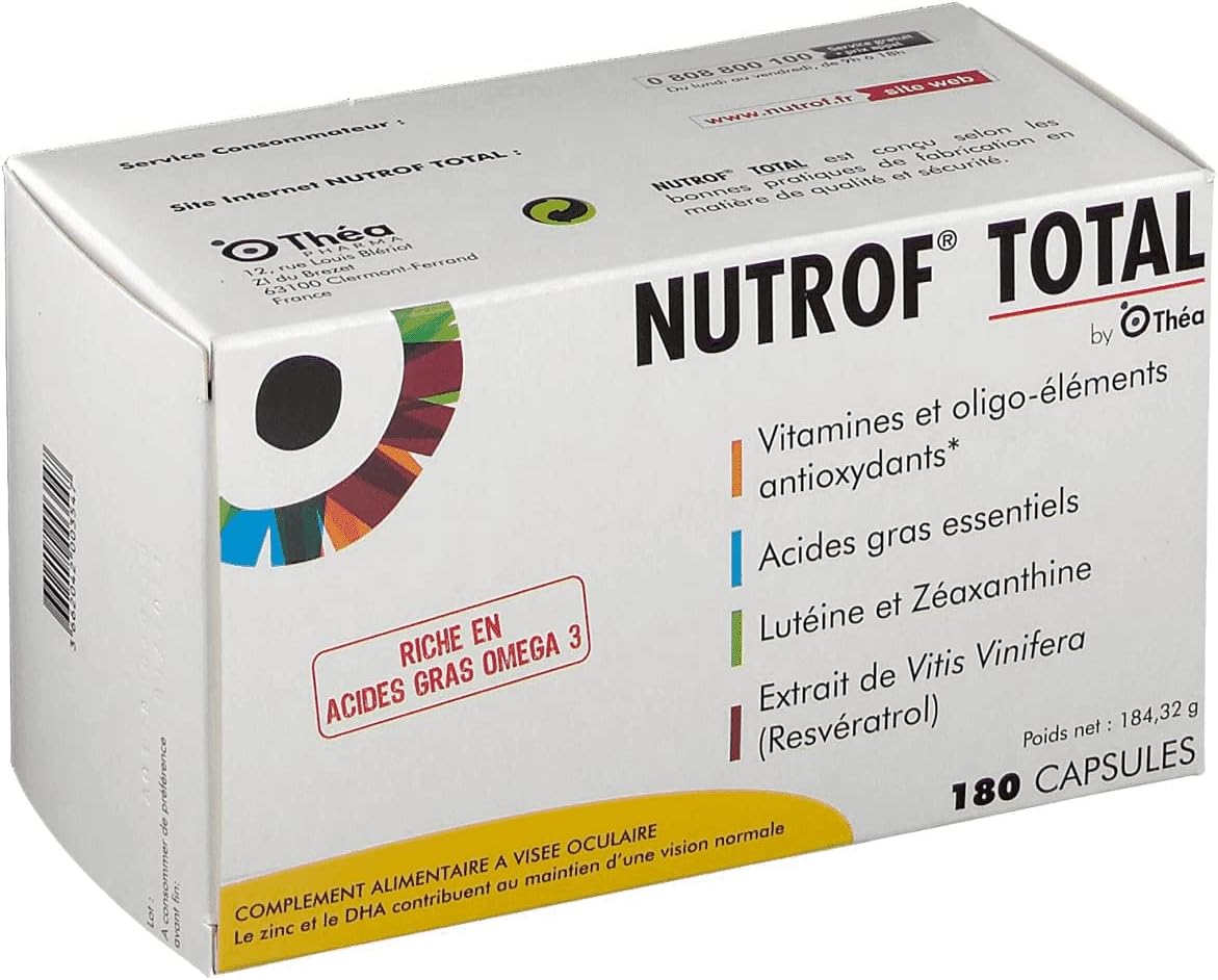 Théa Nutrof Total 180 Capsules