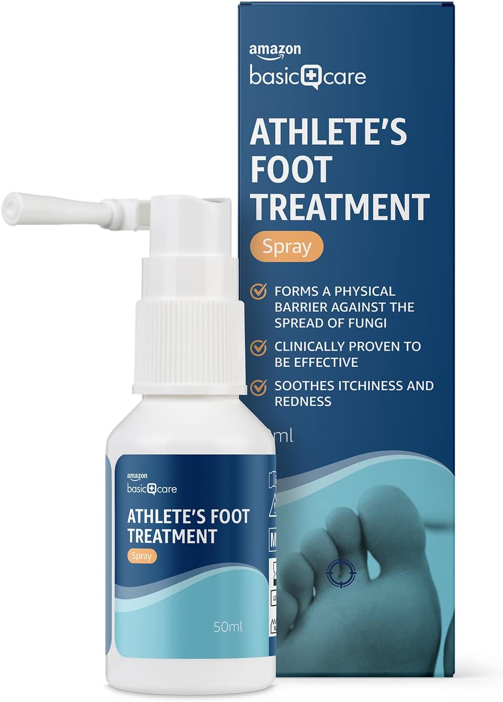 Spray de traitement du pied d'athlète, 50ml