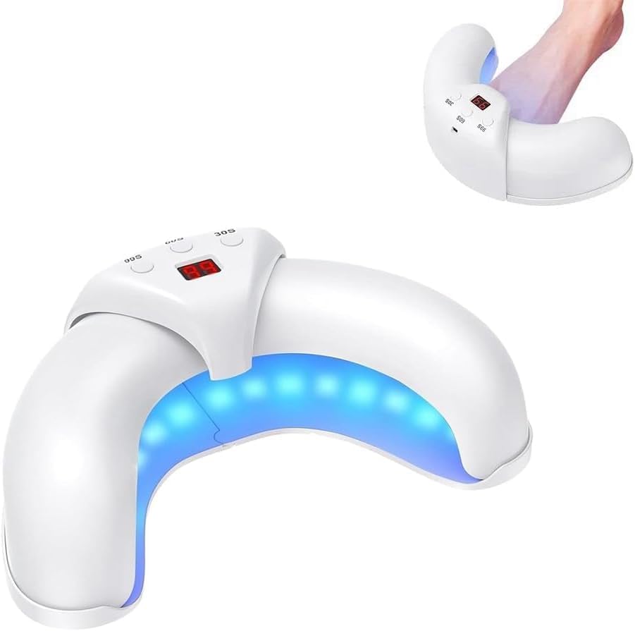 Laser Mycose Ongle Pied, Appareil Anti Mycose Ongle Pied, Traitement Mycose Ongles Des Pieds, 7 Min Par Jour Traitement Mycose Ongle Pied Puissant, Pour Plusieurs Ongles Des Mains Et Des Pieds