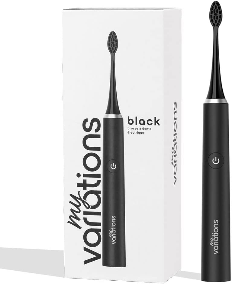 ® - Brosse à Dents Électrique - Technologie Sonique - 1 Mois d'Autonomie - 5 Modes de Brossage - Minuteur de 2 Min Intégré - Recommandé par les Dentistes - Chargement USB-C - Noire