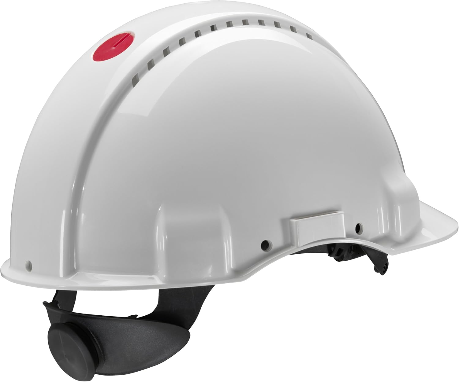 Casque de sécurité 3M™ G3000 blanc, ventilé, avec harnais à crémaillère et basane synthétique