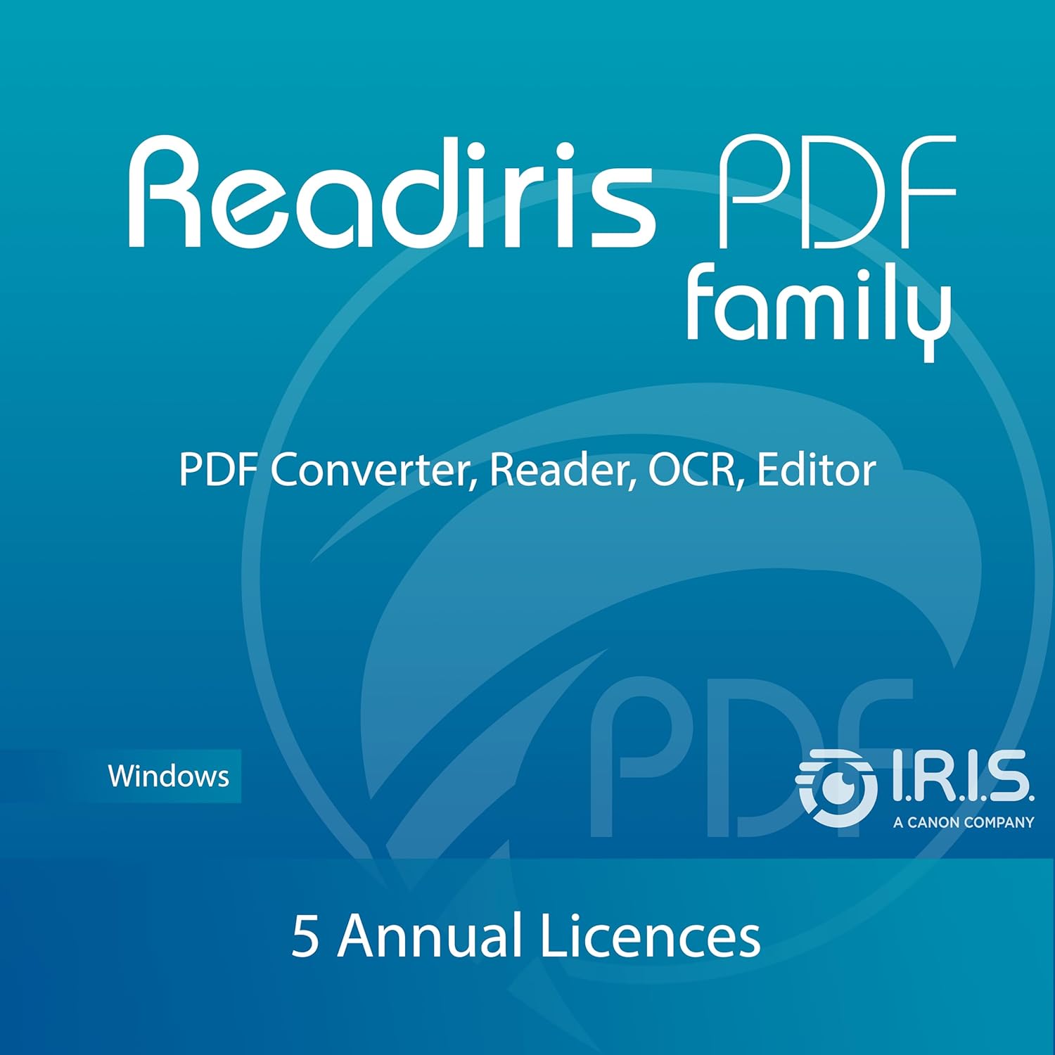 PDF Famille 365 Éditeur PDF professionnel – logiciel PDF 5 Licences annuelle – Numériser, OCR, Modifier, Protéger, Annoter, Exporter et Signer des PDF pour 5 PC Windows