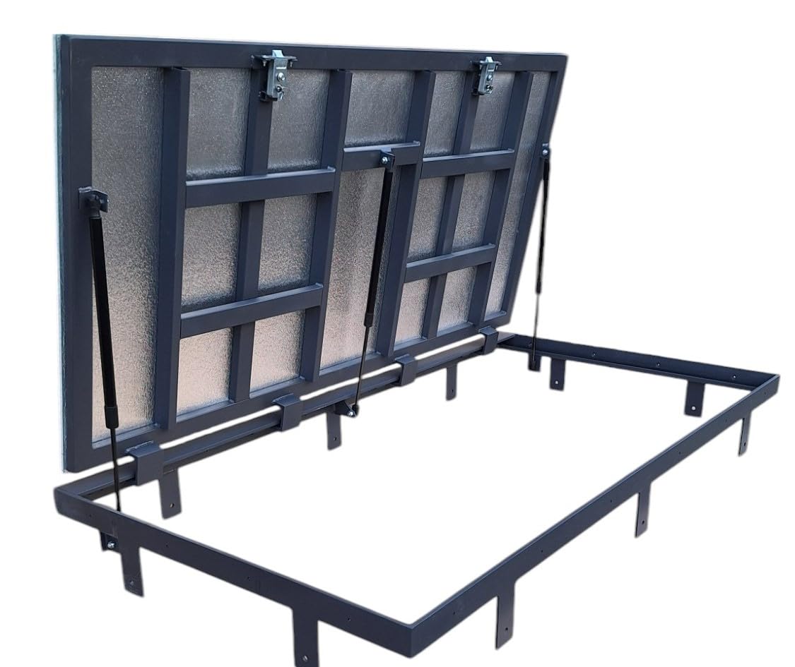 Thermo Max Plus, trappe de sol, 90 x 200 cm, pour cave et puits d'inspection, couvercle de regard et puits d'égout (900 x 2000 mm)