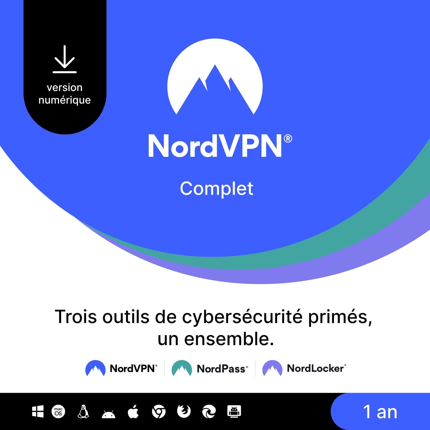 Premium, 1 An, Pack VPN & Logiciel de Cybersécurité, Code Numérique