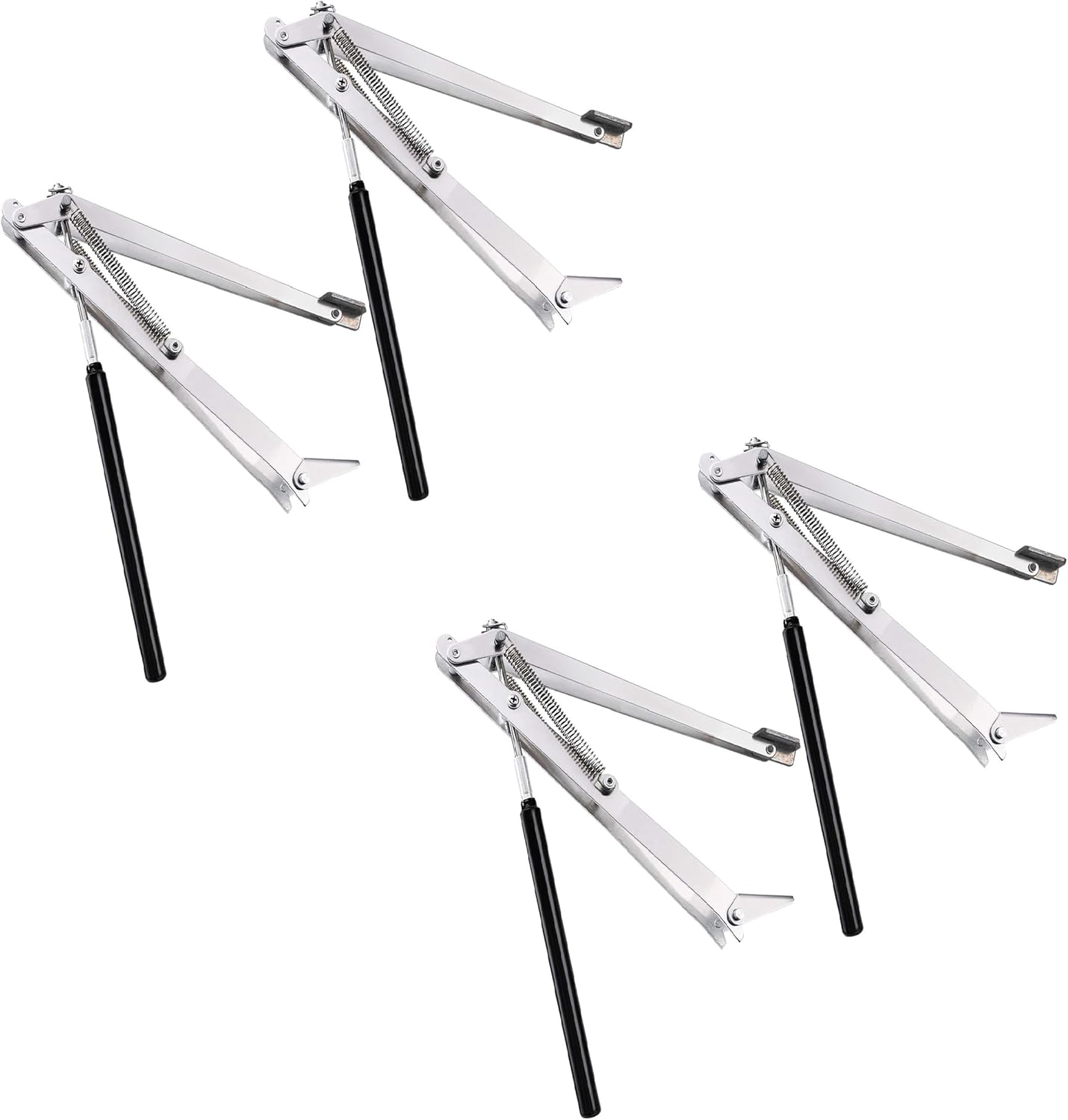 Herrselsam Lot de 4 ouvre-fenêtres pour serre, capacité de levage de 14 kg, ouvre-fenêtre automatique pour serre, hauteur de levage maximale 45 cm, ouverture automatique pour toutes les serres, double