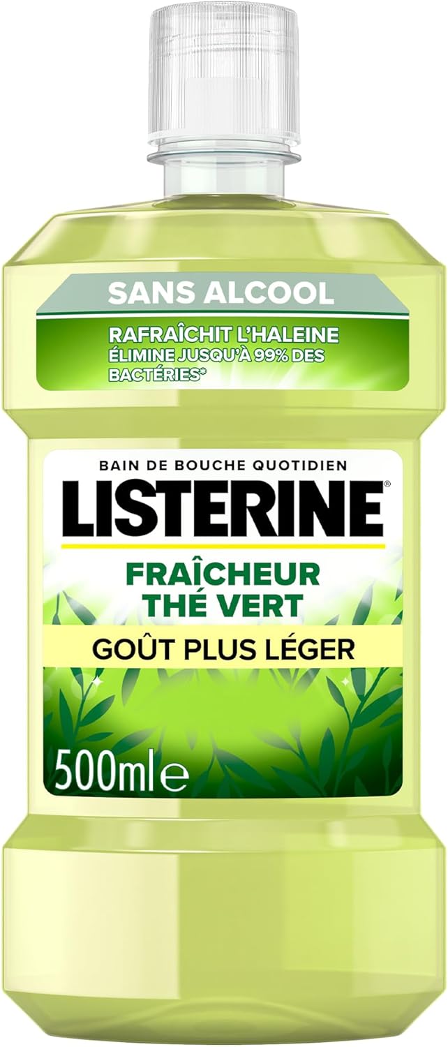 BAIN DE BOUCHE THÉ VERT SANS ALCOOL 500ML