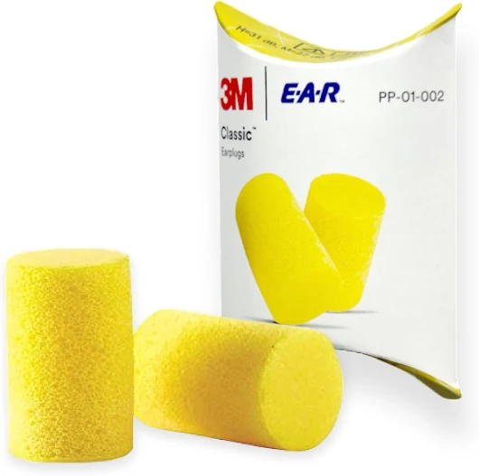Earplugs - Bouchons d'oreille pour chaque usage quotidien en mousse - Dormir, Travailler, Ronflement, Forer, Étudier, Broyer, Travailler, Lisser, Souder, Jaune (20 Paires)