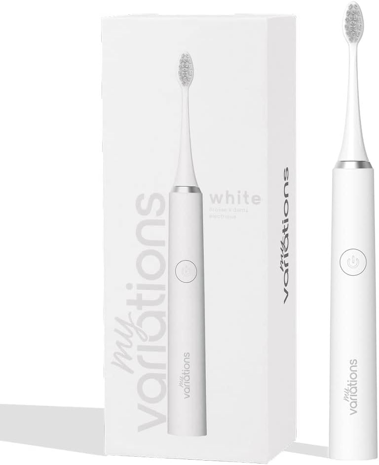 ® - Brosse à Dents Électrique - Technologie Sonique - 1 Mois d'Autonomie - 5 Modes de Brossage - Minuteur de 2 Min Intégré - Recommandé par les Dentistes - Chargement USB-C - Blanche