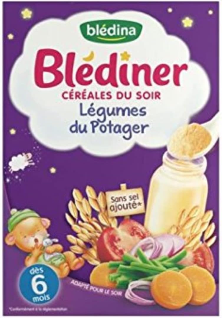 Bledina Blediner céréales du soir légumes potager 240g