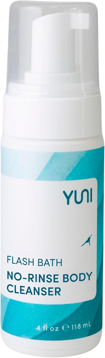 Beauty Gel Douche Sans Eau (110ml) - Bain Moussant sans Rinçage et Solution de Lavage Corporel Propre, Élimine Instantanément la Transpiration, Essentiels pour le Voyage - Sans Parabènes, Végan