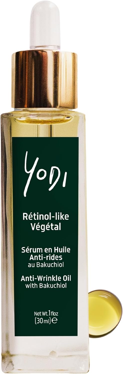 Sérum Huile Visage Anti-Rides - Rétinol-Like Végétal - Prébiotique & Huile de Café - 100% D'Origine Naturelle - Vegan - Made In France - Visage, Yeux, Décolleté - Peaux Normales À Sèches - 30ml