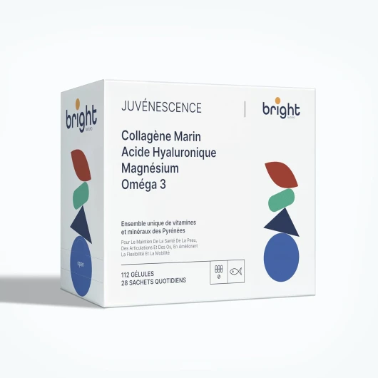 Collagène Marin, Acide Hyaluronique, Magnésium Chélaté et Oméga-3 - Gestion de l’Âge, 4 Compléments dans 1 Pack pour Santé de la Peau, des Articulations et le Bien-être - 28 Doses Quotidiennes