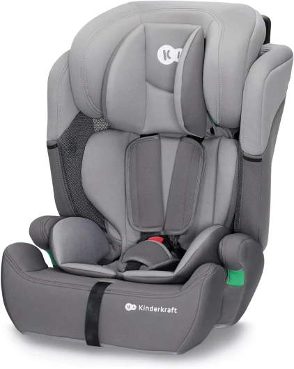 COMFORT UP i-Size 76 et 150 cm, Siège auto bébé Groupe 1/2/3 de 9 à 36 kg, 15 mois à 12 ans, Têtière ajustable, 11 niveaux de réglage, Harnais de sécurité 5 points, Housse amovible, Gris