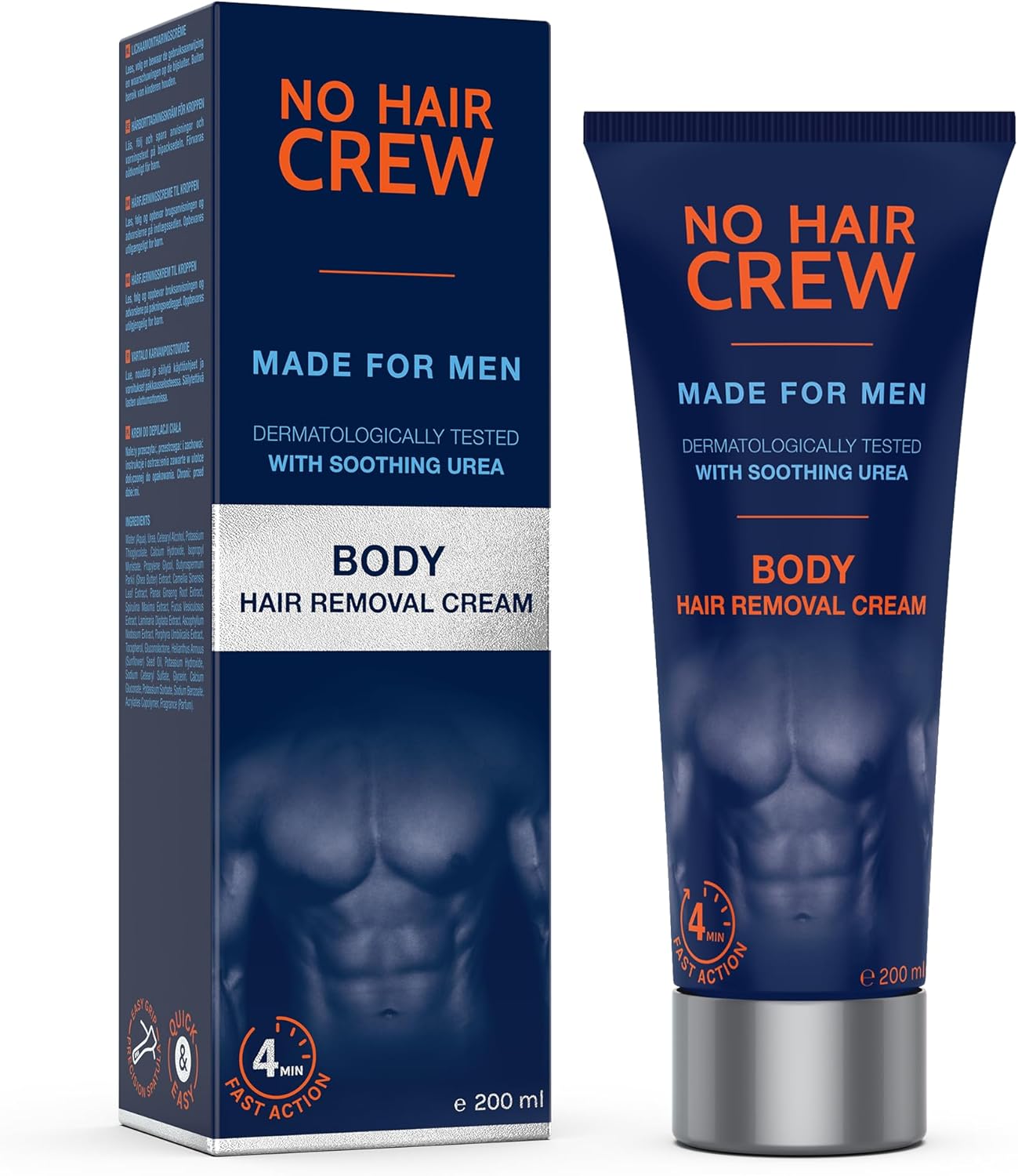 Crème dépilatoire pour le corps - Pour hommes, 200 ml