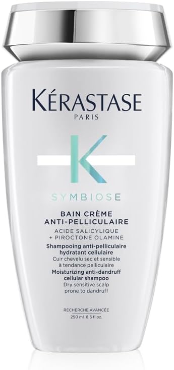 KÉRASTASE Symbiose - Bain pureté Anti-Pelliculaire - Purifiant - Exfolie et Hydrate - Acide Salicylique & Piroctone Olamine - Cheveux Gras & Sensibles - Sans Sulfate - 250 ml