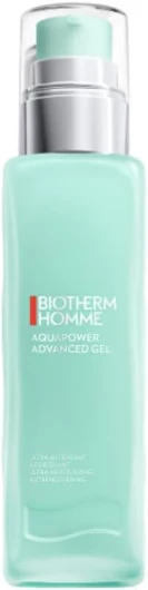 BIOTHERM HOMME - Aquapower Advanced Gel - Gel Hydratant Visage Homme - Crème Hydratante Visage Homme - Soin Visage Homme - Peaux Normales à Mixtes - Texture non Collante