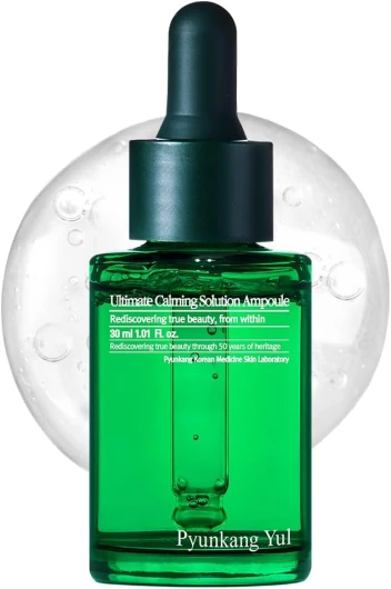[PKY] Pyunkang Yul Ultimate Ampoule Apaisante pour Peaux Sensibles avec Ingrédients Brevetés - Sérum Apaise Intensément les Rougeurs avec Cica & Tea Tree, Soin Visage Coréen (1.01 Fl - Oz, 30 ml)