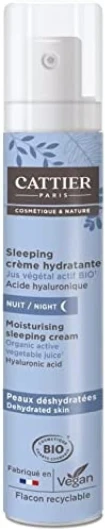 Sleeping Crème de Nuit Hydratante - pour Peaux Déshydratées - Jus Végétal Actif BIO - 50ml