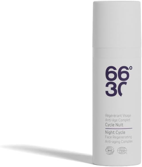 66°30 - Crème Visage Bio - Crème Anti-âge - Crème Anti-Rides, Nourrissante et Régénérante - Soin Complet - 15ml