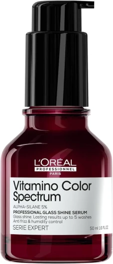 L’Oréal Professionnel, Sérum Concentré Brillance Miroir, Cheveux Colorés, Protège & Apporte une Brillance Intense, Vitamino Color Spectrum, Série Expert, 50ml