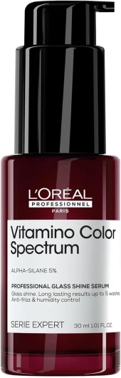 L’Oréal Professionnel, Sérum Concentré Brillance Miroir, Cheveux Colorés, Protège & Apporte une Brillance Intense, Vitamino Color Spectrum, Série Expert, 30ml