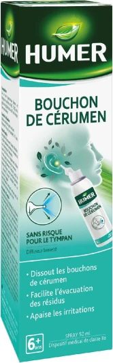 Bouchon de cérumen - Spray auriculaire 50ml