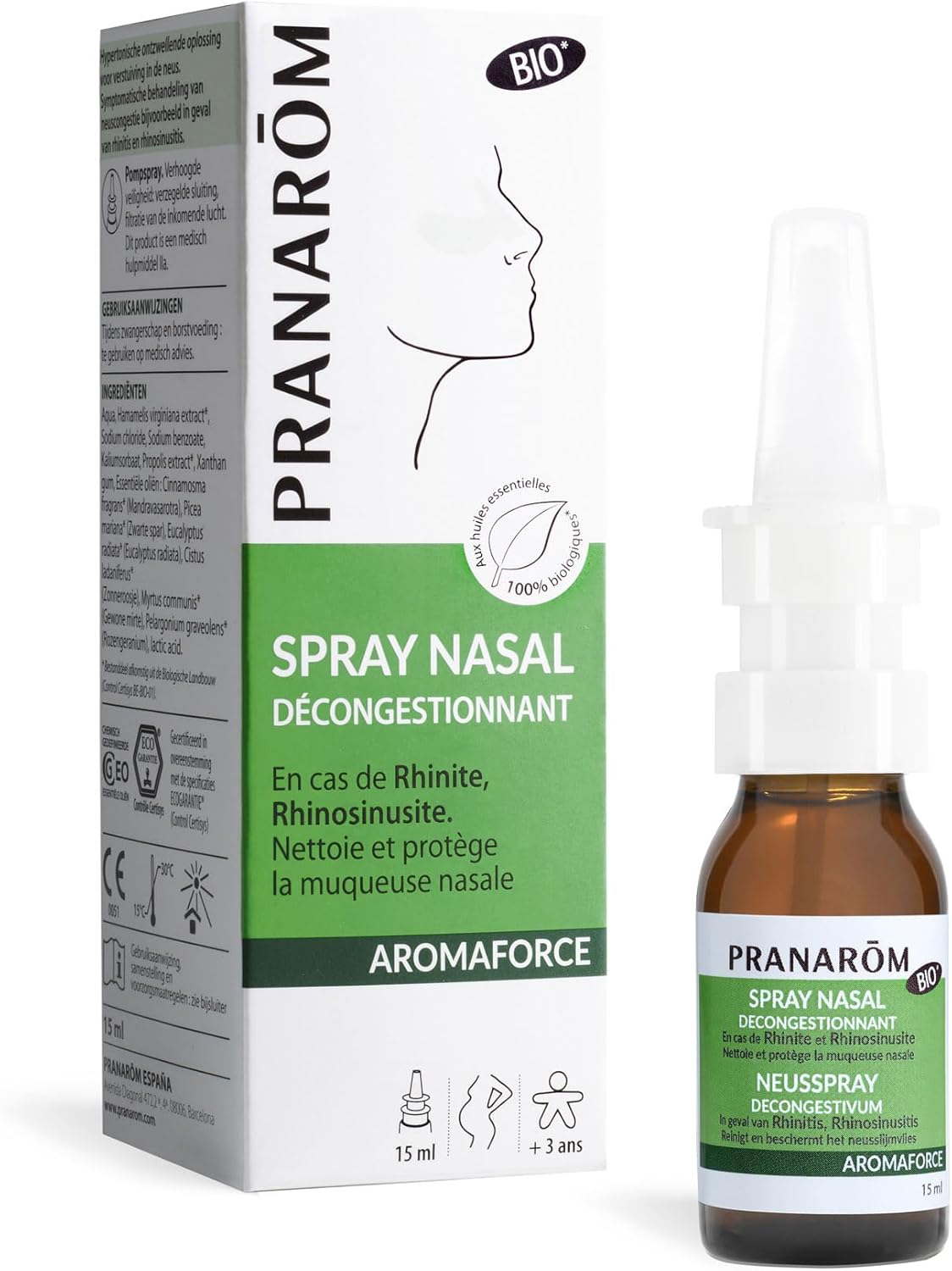 SPRAY NASAL DECONGESTIONNANT BIO (ECO) 15 ML