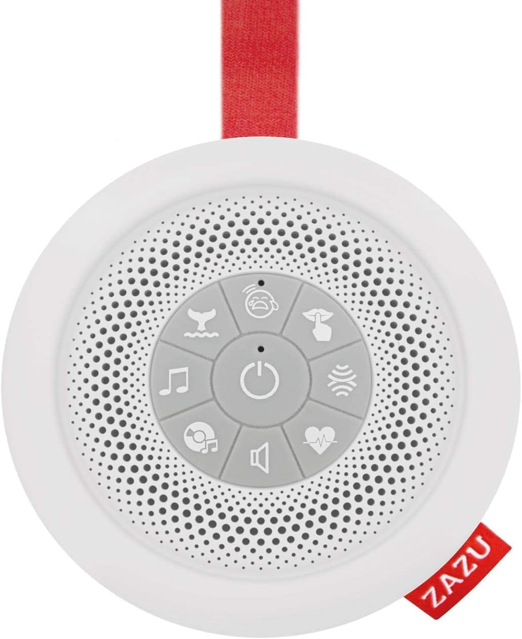 Suzy Le Baby Soother - Aide au sommeil et tétine pour bébé - 7 mélodies apaisantes - Machine sonore mobile avec capteur de pleurs - volume variable - Arrêt automatique Suzy The Shusher