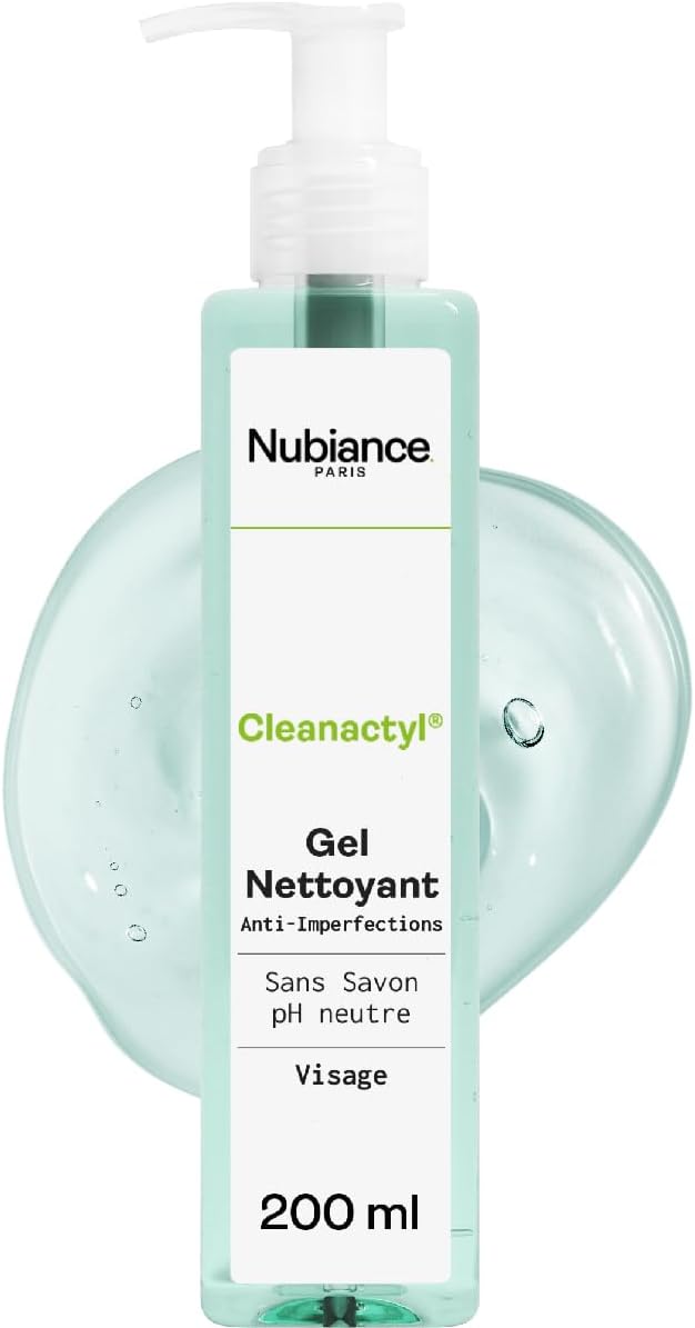 Gel Nettoyant Visage Cleanactyl® 200ml - Peaux Mixtes à Grasses, Acné & Imperfections - Hydratant & Purifiant, convient aux Adultes & Adolescents - Anti-Brillance 200 ml (Lot de 1)