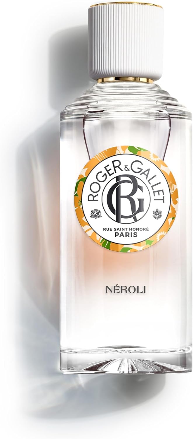 Roger&Gallet - Eau Parfumée Bienfaisante Néroli 100ml - Néroli Fleur d'Oranger Immortelle - 90% d'ingrédients d'origine naturelle