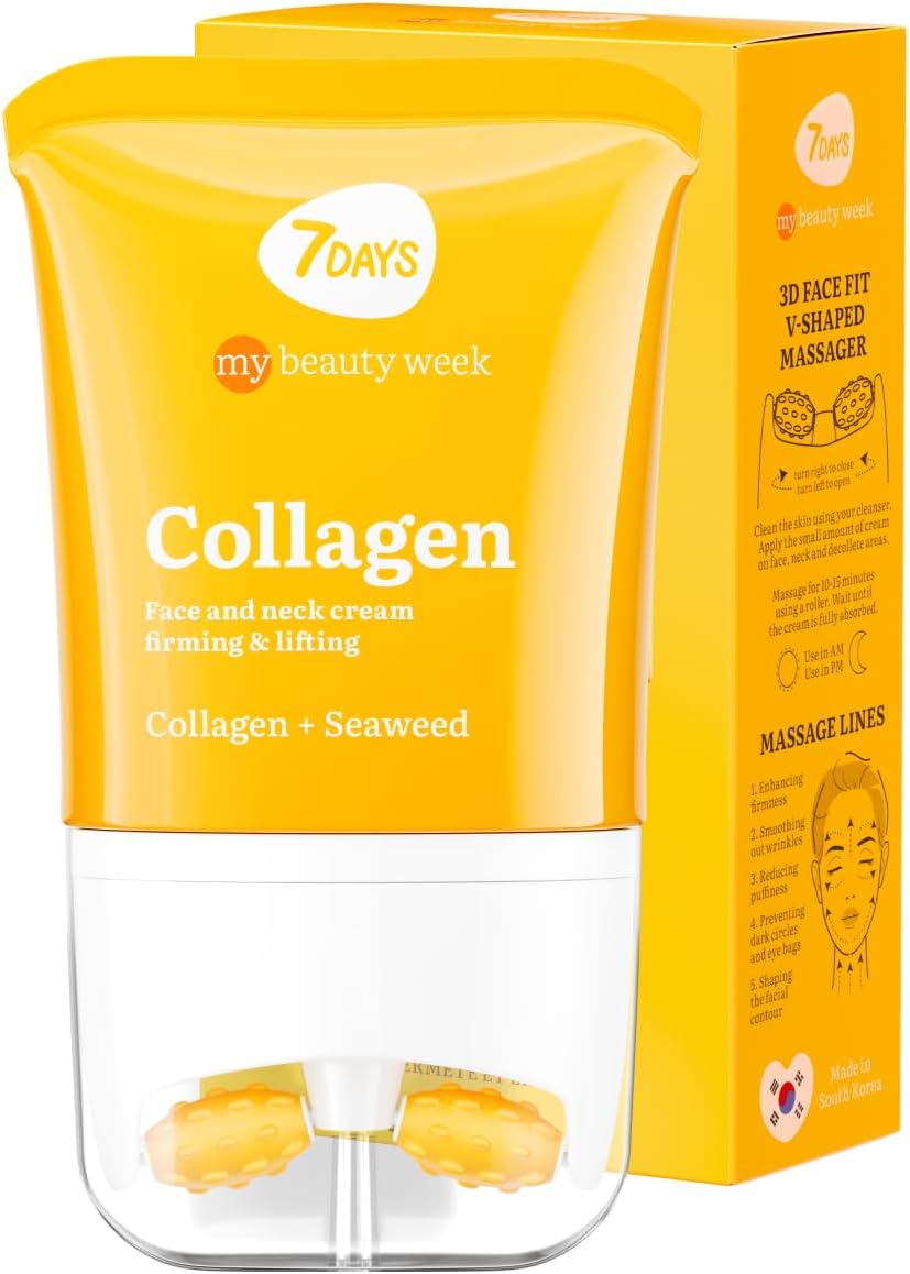 Crème Lifting Du Visage Au Collagène - Hydratant Coréen Pour Le Visage - Crème Raffermissante Anti-âge Pour Le Visage Et Le Cou - Rouleau Raffermissant Pour La Peau, 80 ml