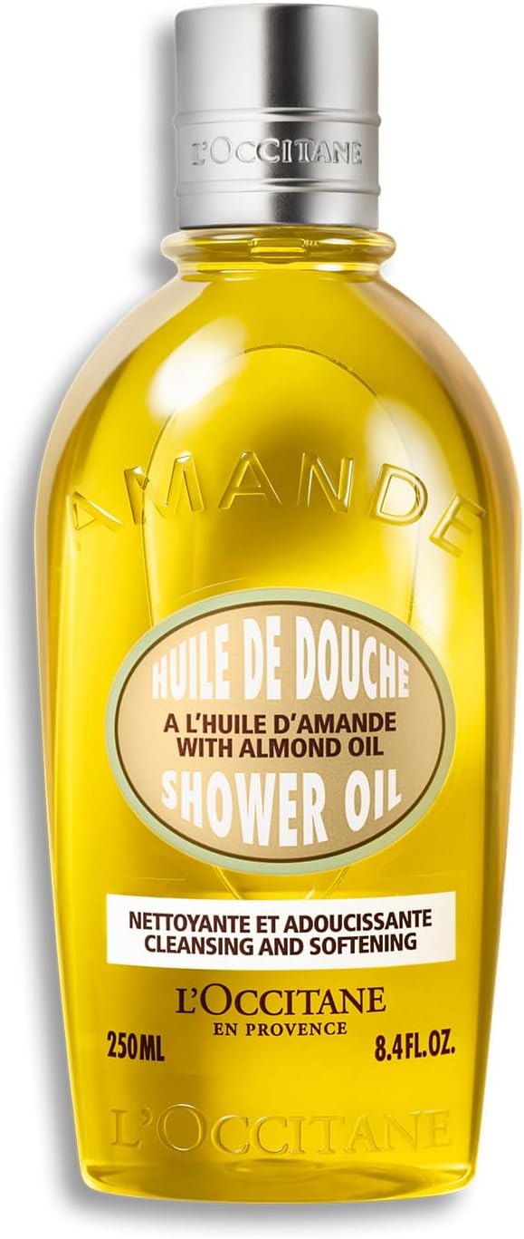L'OCCITANE - Recharge Huile de Douche Amande - 500 ml - Fabriqué en France 250 ml