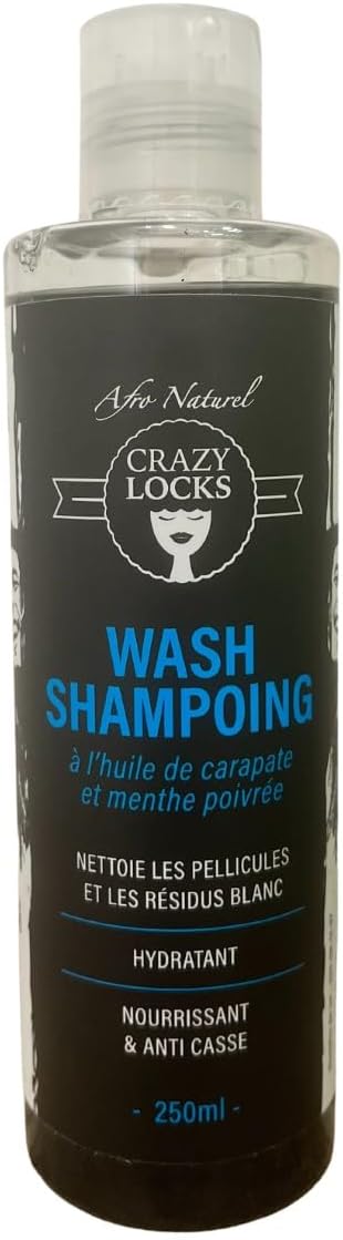 Crazy Locks - Wash shampooing à l'huile de carapate
