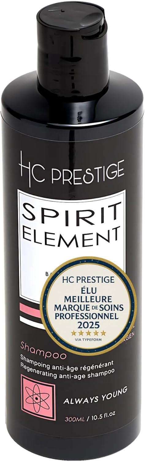 Always Young – Shampoing Glossy Haute Brillance – Collagène Marin & Caviar – Cheveux Secs & Ternes – 96% Naturel, Sans Sulfate Sans Silicone – Anti-Âge, Made in France – 300ml Brillance Shampoing