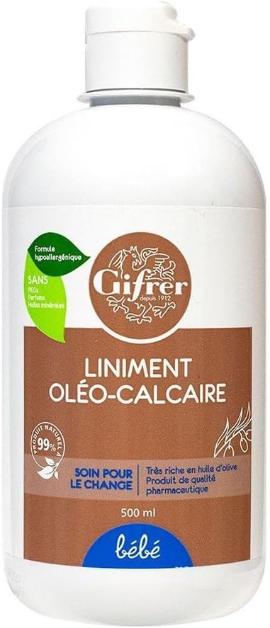Gifrer Barbezat - Liniment Oléo-calcaire Stabilisé - 500ml 500 ml (Lot de 1)