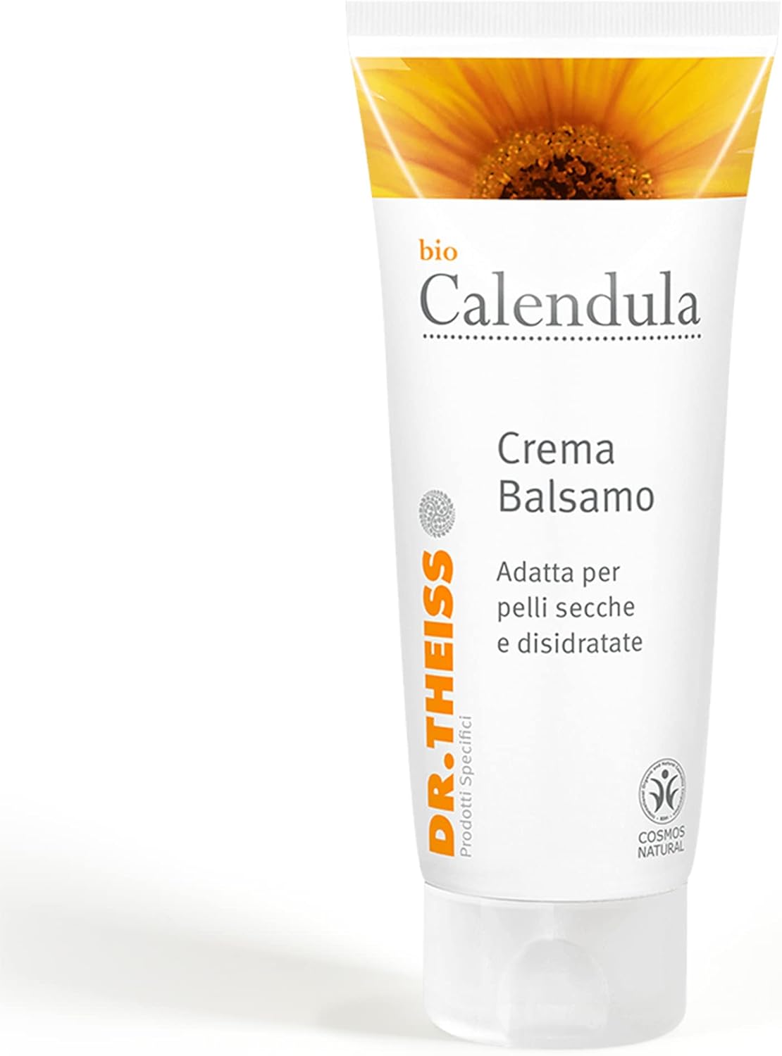 Dr - Theiss Bio Calendula Crème Balsamo - Crème Calendule Hydratant Corps, 100 ml - Nourrissant, Apaisant et Lenictive pour Peau sèche ou pour échange Couche (huile d'Amande, Jojoba et beurre de Karitè)