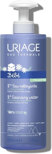 Bébé 1ère Eau Nettoyante 500 ml Sans parfum 500 ml (Lot de 1)