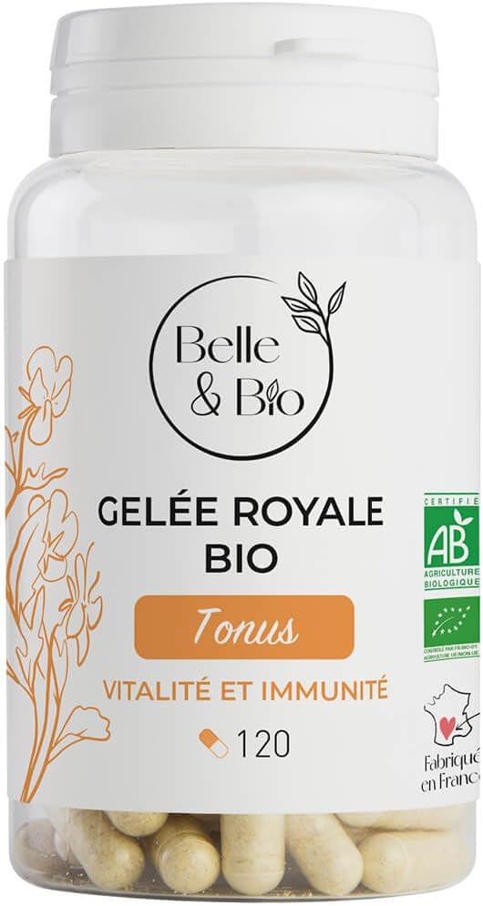 DÉFENSES NATURELLES & ANTI-FATIGUE - Gelée Royale Bio 120 gélules