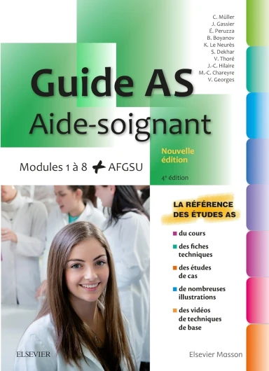 Aide-soignant: Modules 1 à 8 + AFGSU - Avec vidéos