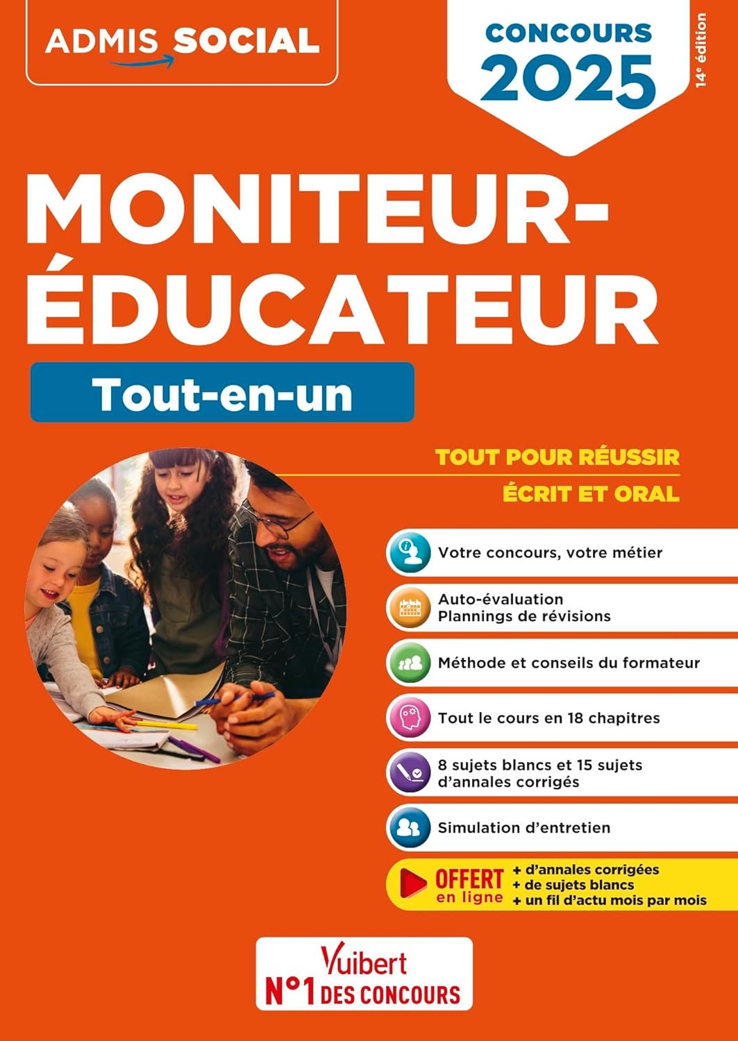 Concours Moniteur-éducateur - Le tout-en-un: Concours 2025