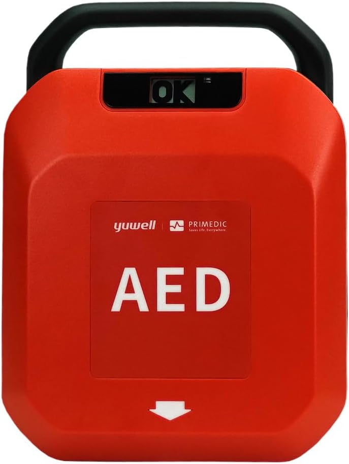 Primedic HeartSave YA Défibrillateur de premiers secours, pour amateurs et professionnels, avec décharge automatique, garantie du fabricant de 8 ans, Langues: Allemand/Anglais/Français/Italien Langue: Ger/Eng/Fr/It