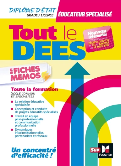 Tout le DEES en fiches mémos - Diplôme d'état Educateur spécialisé - Révision
