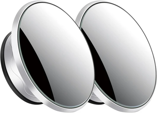 PENCHEAK Bern Averse-Taster Générale Verre pour Voiture 360 Rotation Verre Arrière Auxiliaires Inversion Dispositif Simple Installations Miroir Recrutement Ventouse White