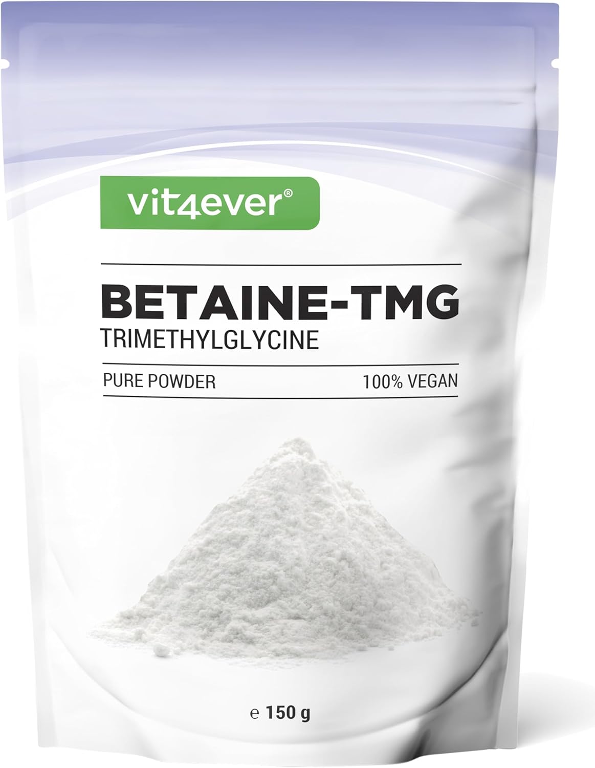 Bétaïne (TMG) - 150 g - Bétaïne de betterave à sucre - pureté 99% - Triméthylglycine - Haute dose - Vegan